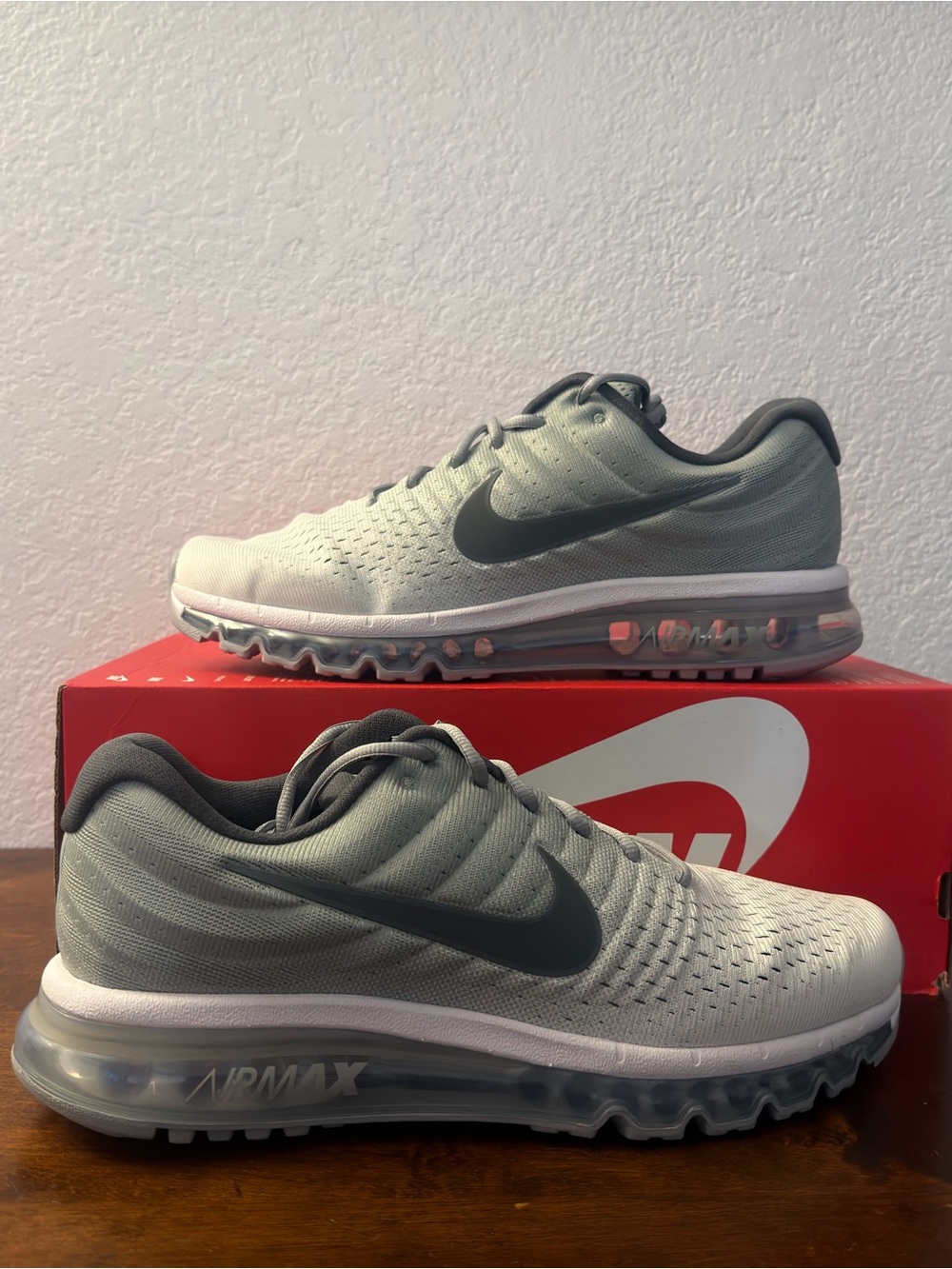 Nike Air Max 2017 'Wolf Grey' 849559-101 Size 12.5